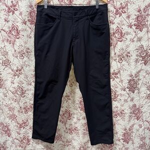 Lululemon ABC Commission Slim Pants 34x30 Black Warpstreme Stretch